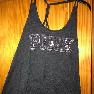 cute pink racer back shirt
